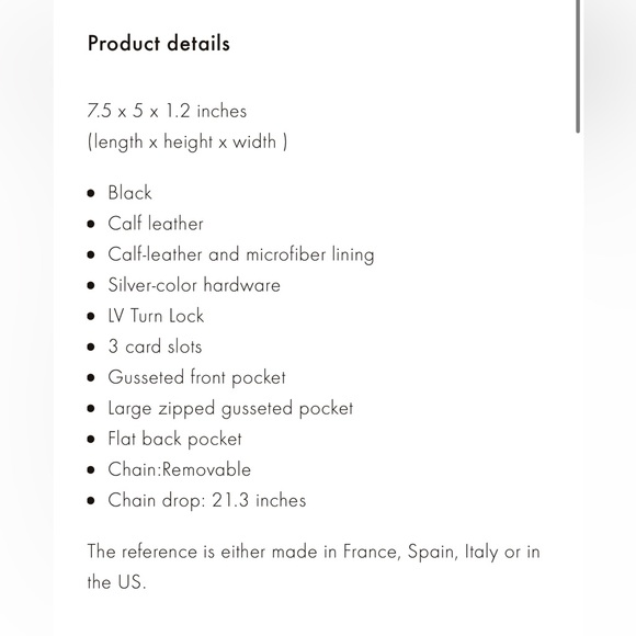 LOUIS VUITTON MY LOCK WALLET ON A CHAIN - Picture 12 of 14